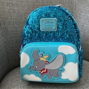 Loungefly Dumbo Sequin Mini Backpack